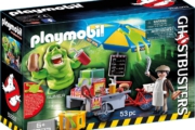 Playmobil 9222 Ghostbusters, Pirates – 70414 Kryjówka skarbów i 70413 Twierdza Rotrock, 70232 Pościg Arktycznym Pojazdem, 70446 Rusztowanie