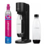 Saturator Sodastream Gaia + 1 butelka + gaz. Czarny